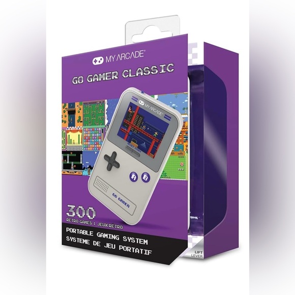 Go Gamer Classic Portable Gaming System 300 Games - Picture 1 of 9